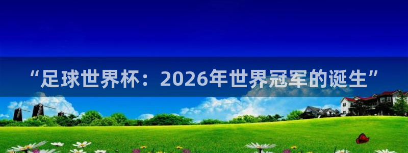 “足球世界杯：2026年世界冠军的诞生”