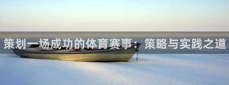 策划一场成功的体育赛事：策略与实践之道