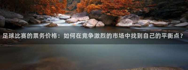 足球比赛的票务价格：如何在竞争激烈的市场中找到自己的平衡点？